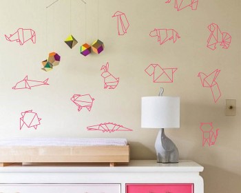 Origami Animals Decal Origami Animals Decal
